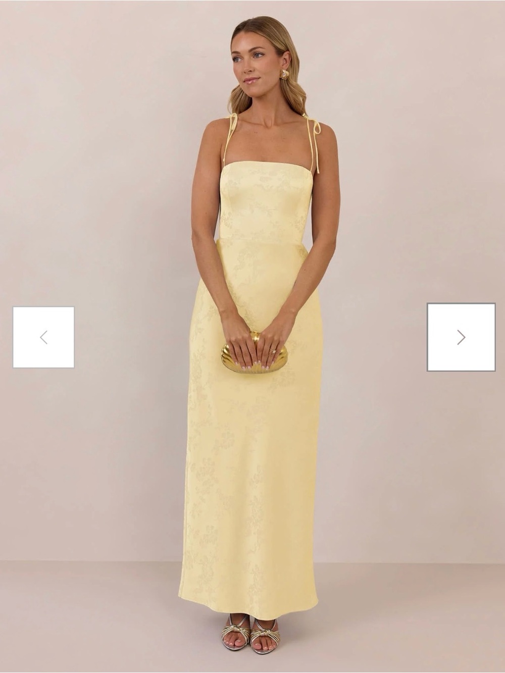 Park and fifth Lenore dress, yellow size small
